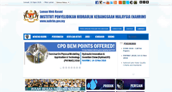 Desktop Screenshot of nahrim.gov.my